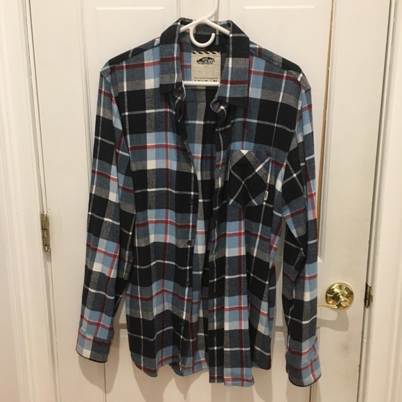 Men's Vans Off The Wall Flannel Shirt Size Medium - Picture 1 of 7